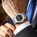 ⌚ Reloj POEDAGAR Silver Black – Elegancia que impone