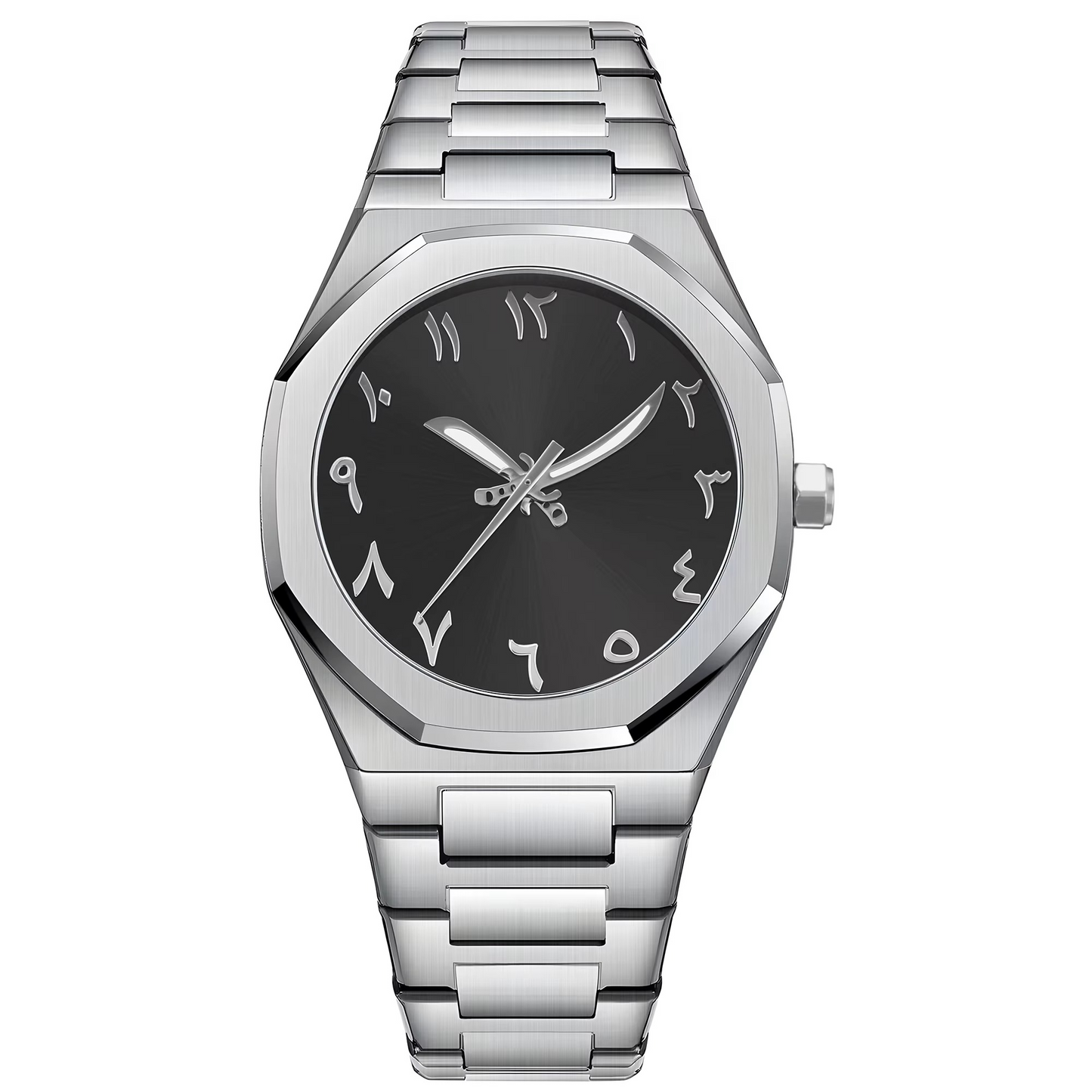 ⌚ Reloj Árabe Plateado