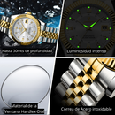 🕰️ Reloj POEDAGAR de Lujo Blanco