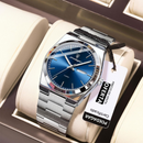 🕰️ Reloj POEDAGAR 930 Silver Blue – Elegancia Atemporal, Estilo Moderno