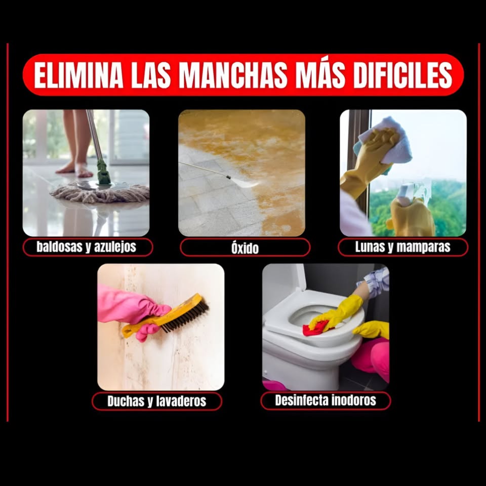 🧼SOLUBRIL SOLUCIÓN LIMPIA TODO - 1Litro Remueve oxido - sarro - moho , Aroma lavanda