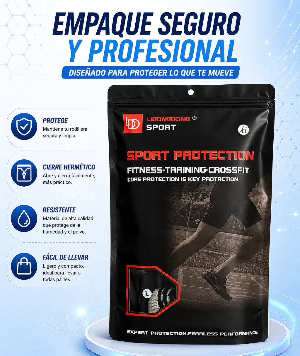 Rodillera Ortopédica con Soporte 360° – Protección Total para Deporte y Uso Diario
