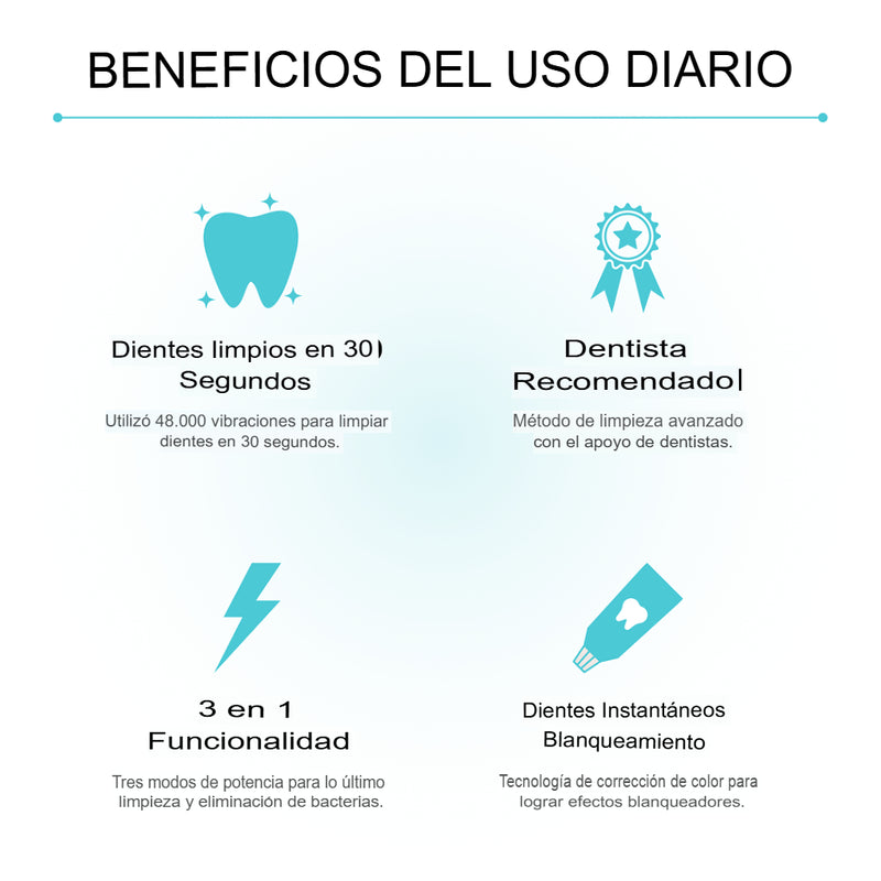 🪥Cepillo 360° Recargable Tu limpieza dental, acelerada.