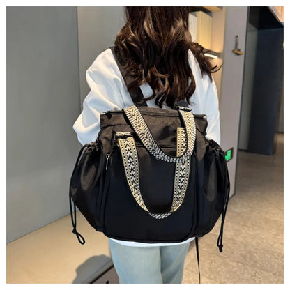 Bolso Tote De Lujo Multi-funcional para viajes & pañales (Edición con asas estampadas)