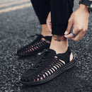 Sandalias Tejidas de Moda para Mujer y Hombre | Estilo Romano Casual