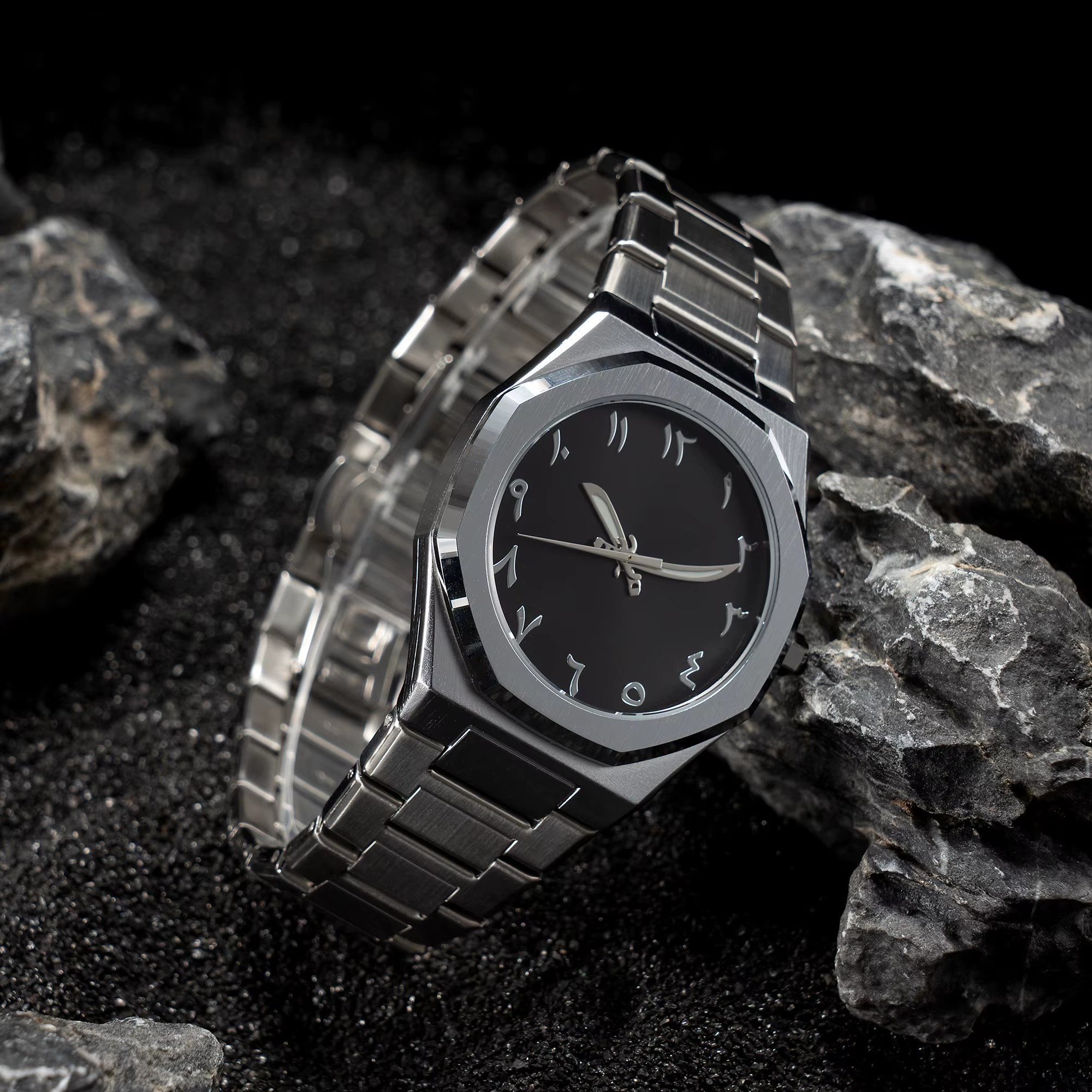 ⌚ Reloj Árabe Plateado