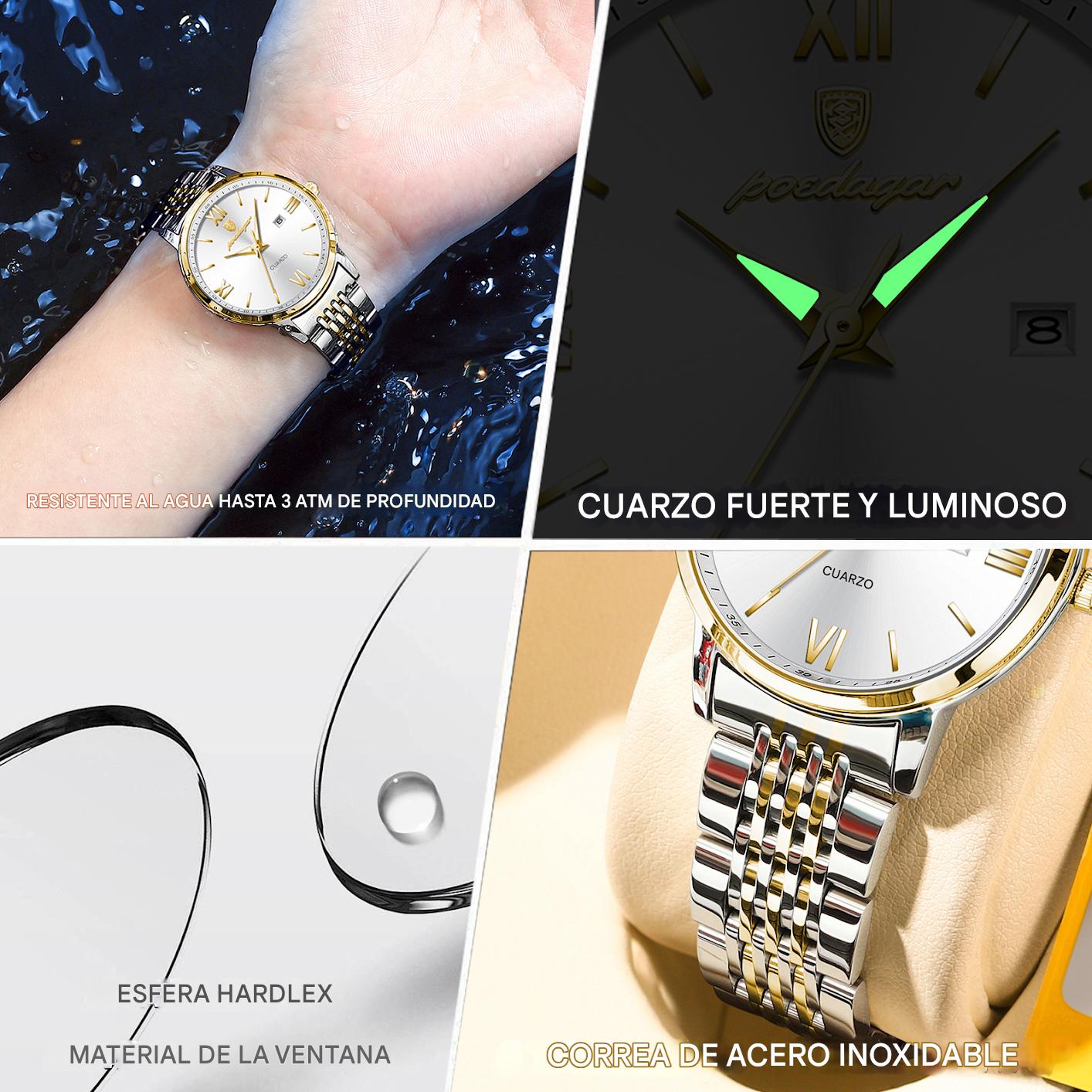⌚ POEDAGAR – Reloj de lujo para mujer