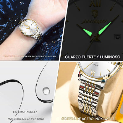 ⌚ POEDAGAR – Reloj de lujo para mujer