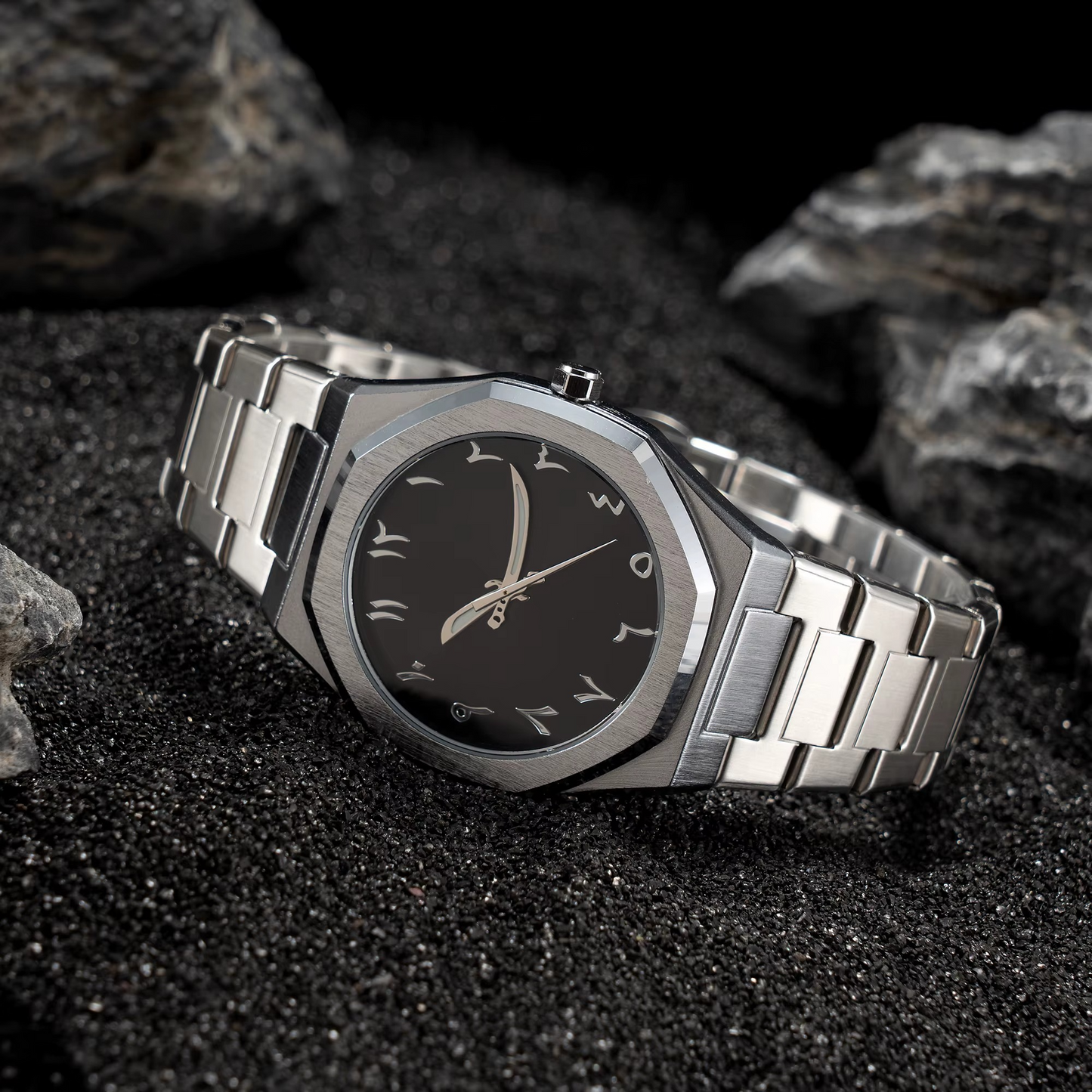 ⌚ Reloj Árabe Plateado