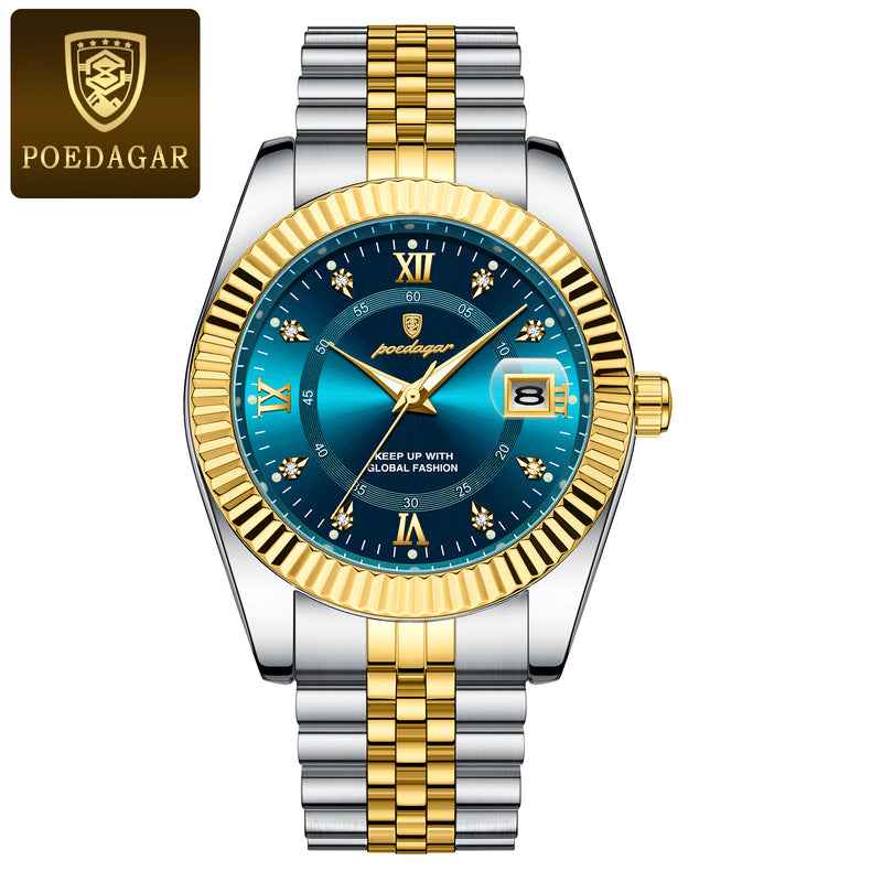 🕰️ Reloj POEDAGAR de Lujo Verde