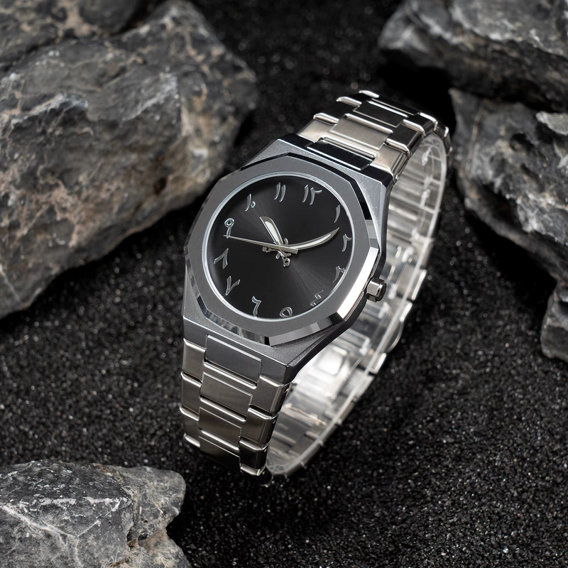 ⌚ Reloj Árabe Plateado