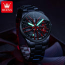 🏎️⌚RELOJ OLEVS WHEEL RACING DE ALTO RENDIMIENTO®️(Inspirado en Rolex - Lamborghini- Ferrari)