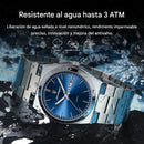 🕰️ Reloj POEDAGAR 930 Silver Blue – Elegancia Atemporal, Estilo Moderno