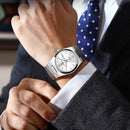 🕰️ Reloj POEDAGAR 930 Silver White – Elegancia Atemporal, Estilo Moderno