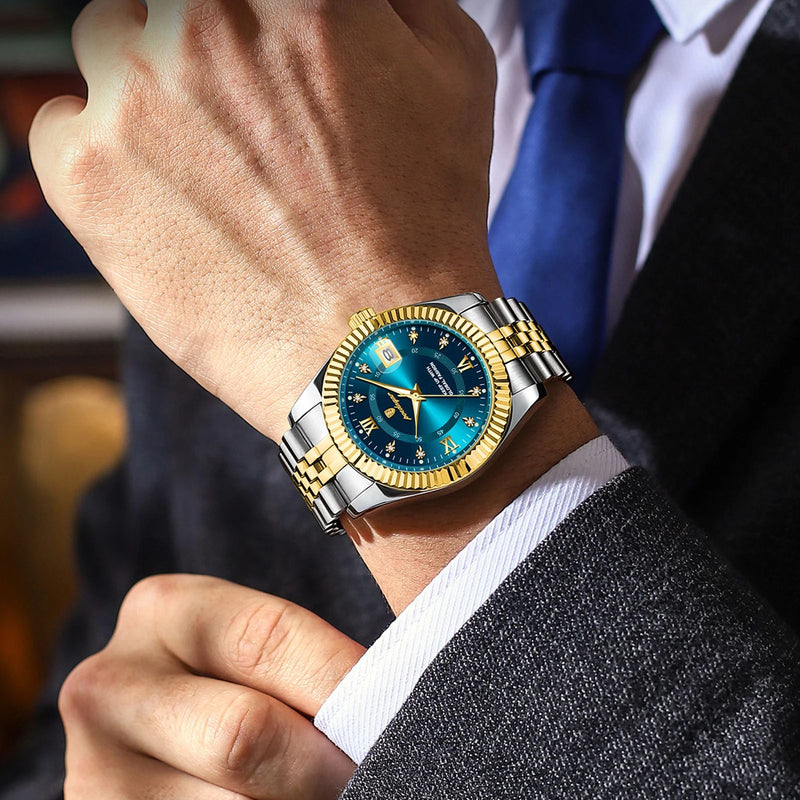 🕰️ Reloj POEDAGAR de Lujo Verde