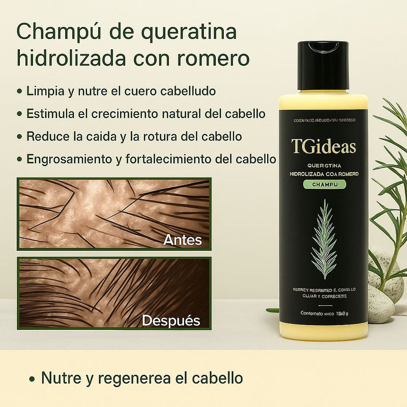 🌱 CHAMPU ORGANICO - Crecimiento del Cabello