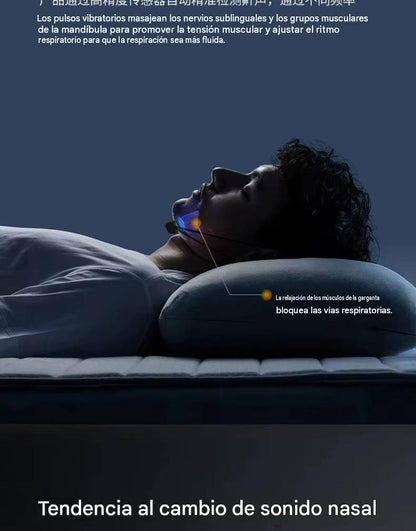 Smart Dispositivo Recargable Anti Ronquidos, Relaja los Tejidos Cervicales