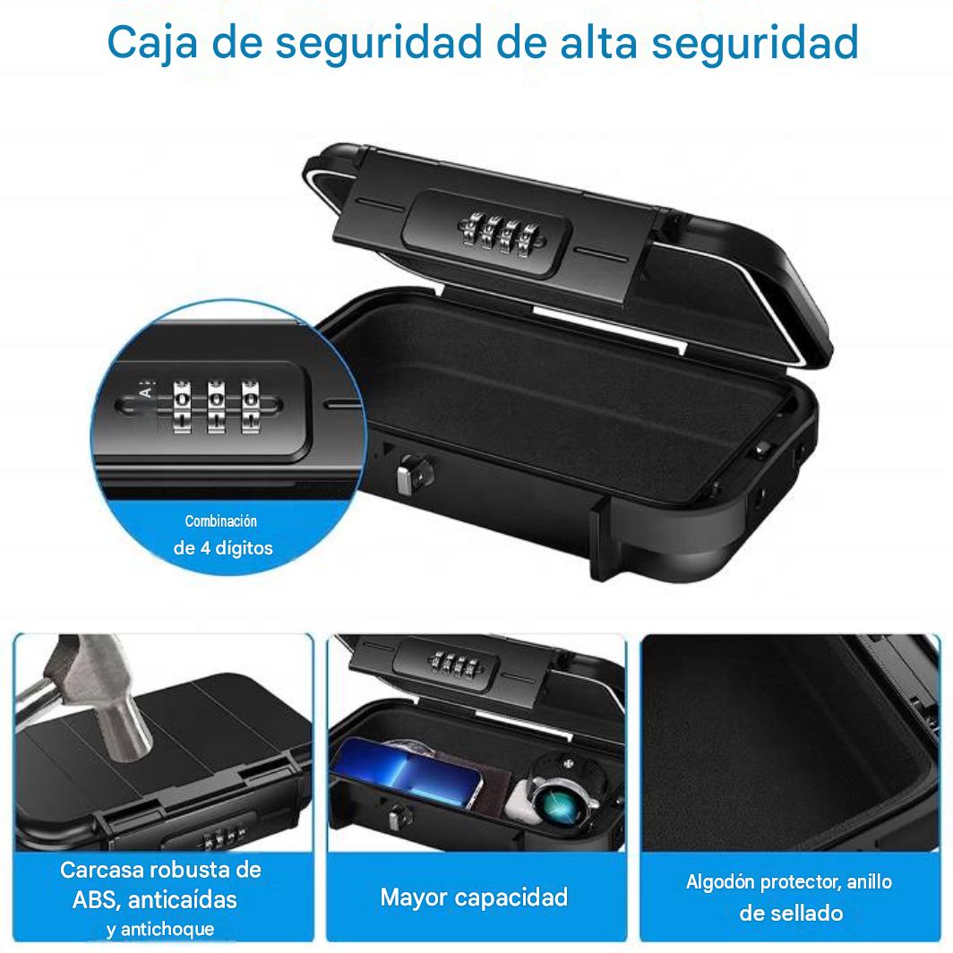 Mini Caja Fuerte Portátil con Contraseña Seguridad Donde Estés.