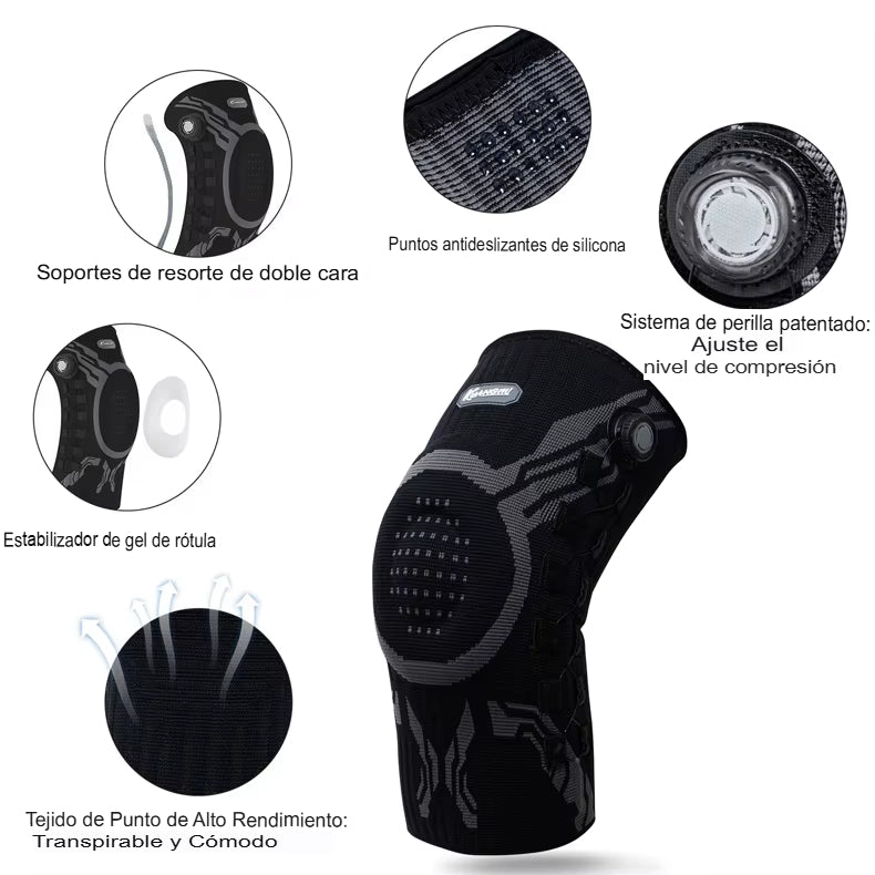 Rodillera Ortopédica con Soporte 360° – Protección Total para Deporte y Uso Diario